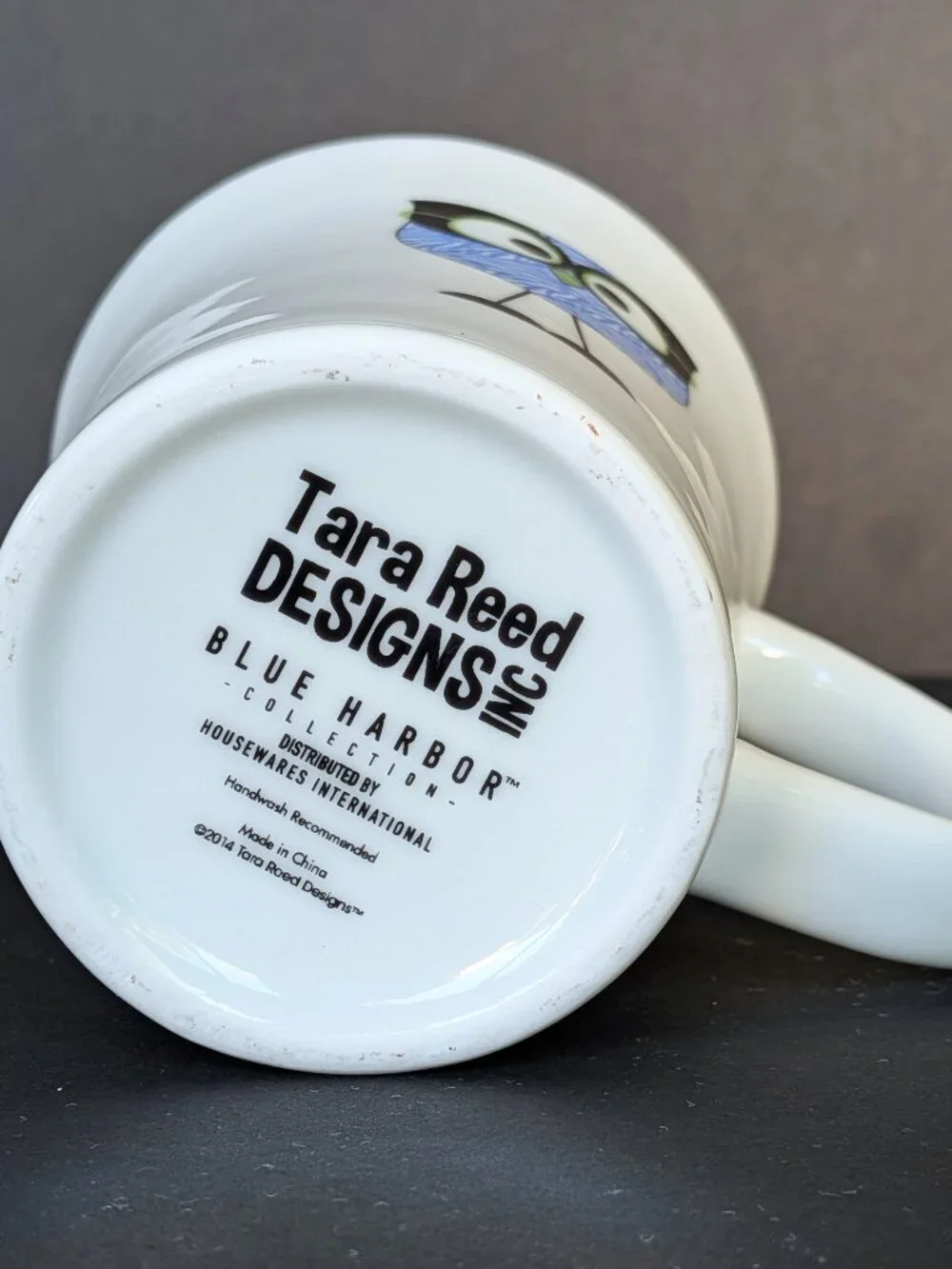 Tara Reid Designs Blue Owl Mug